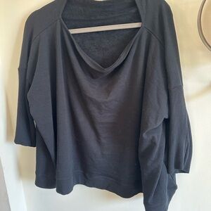 Maette Black Cowl Neck Sweater